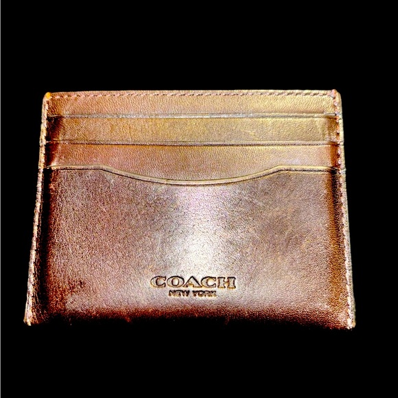 Coach Card Case in mahogany - Picture 3 of 5